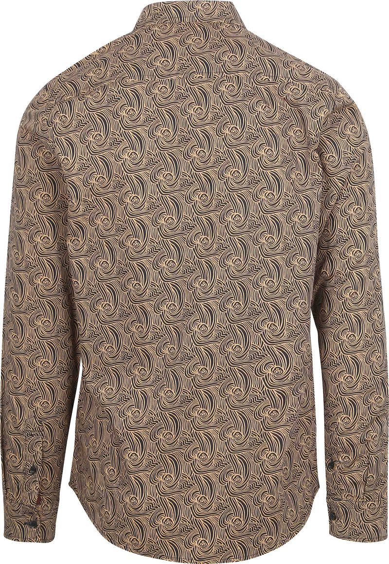 Scotch and Soda Overhemd Print Beige