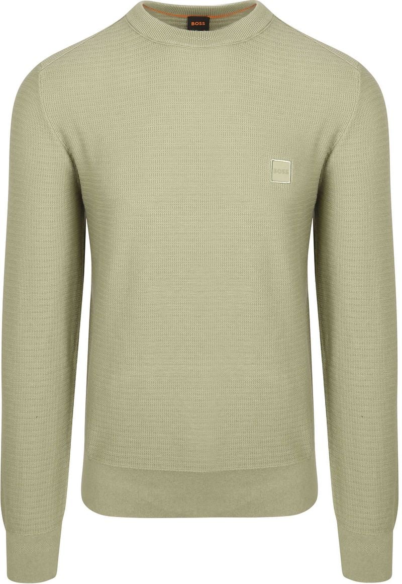 BOSS Pull Anion Hellgrün - Größe L günstig online kaufen