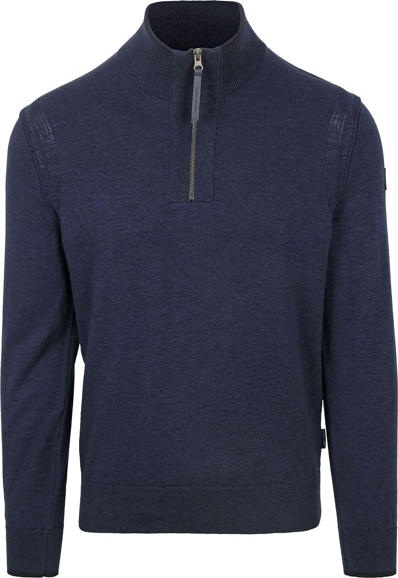 State of Art Half Zip Trui Navy