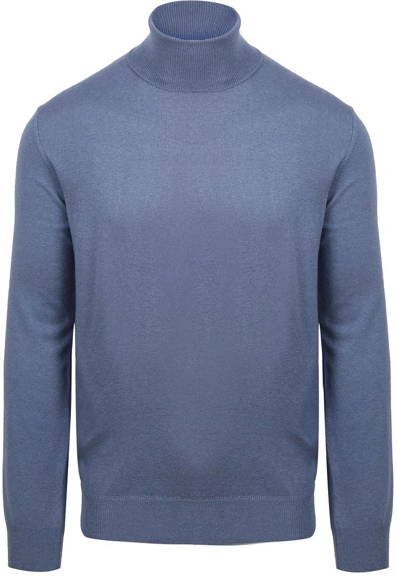 Suitable Ecotec Rollkragenpullover Hellblau - Größe M günstig online kaufen