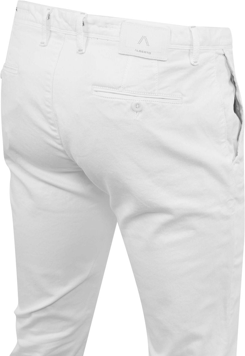 Alberto Rob T400 Dynamische Chino Weiß - Größe W 30 - L 32 günstig online kaufen