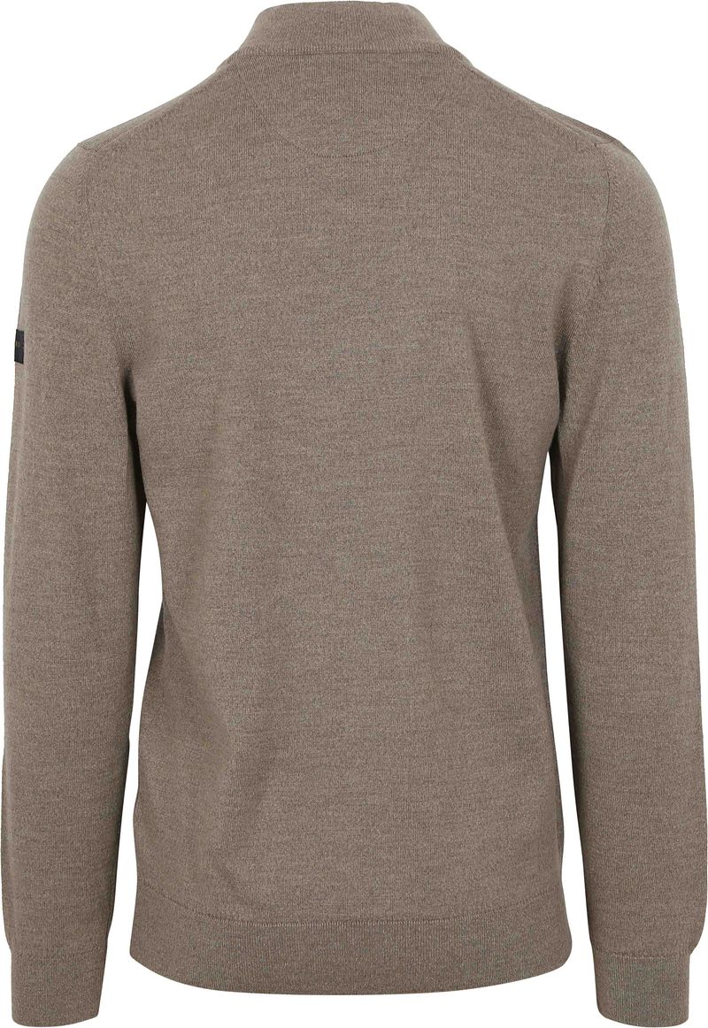Cavallaro Napoli Cavallaro Merino Half-Zip Taupe
