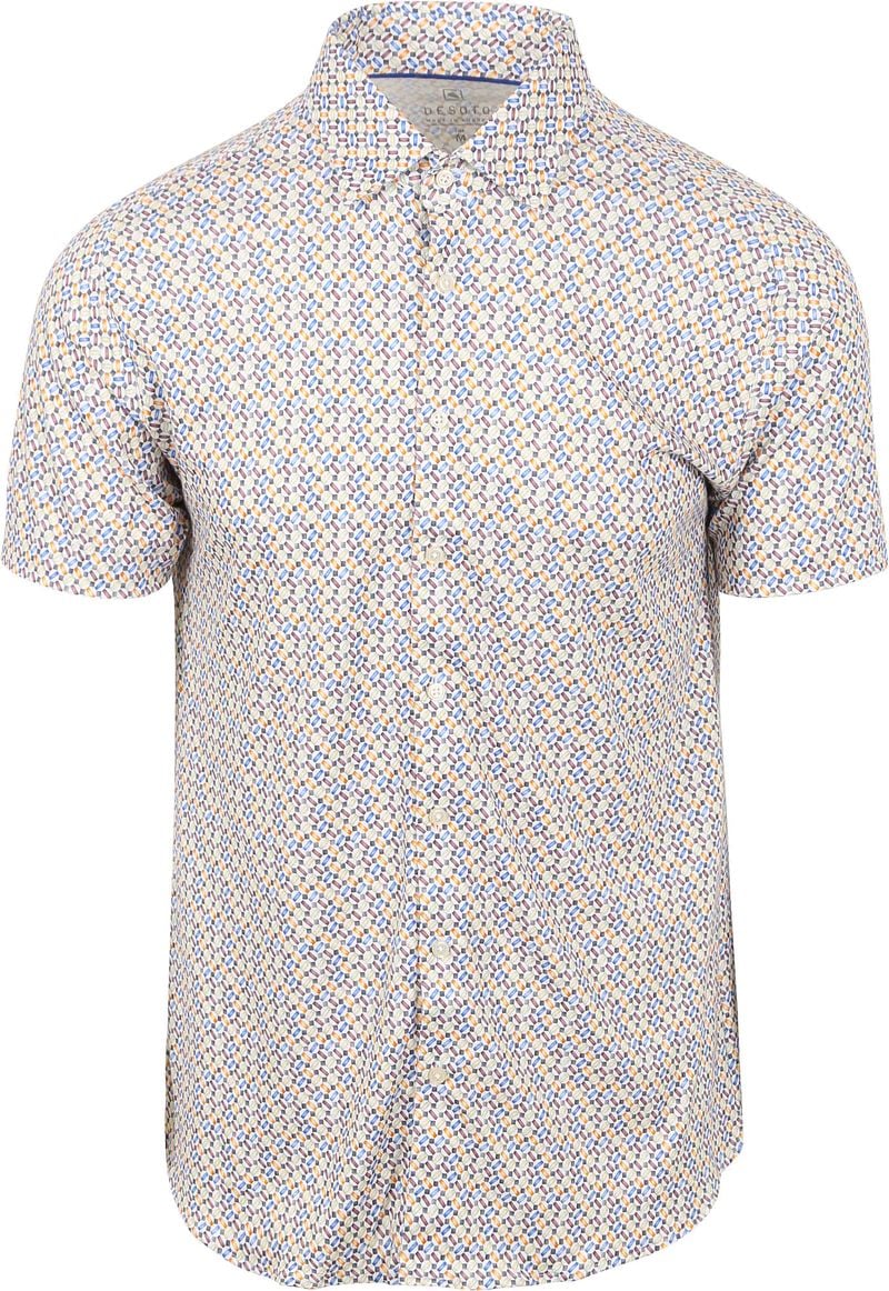 Desoto Short Sleeve Jersey Hemd Print Multicolor  - Größe L günstig online kaufen