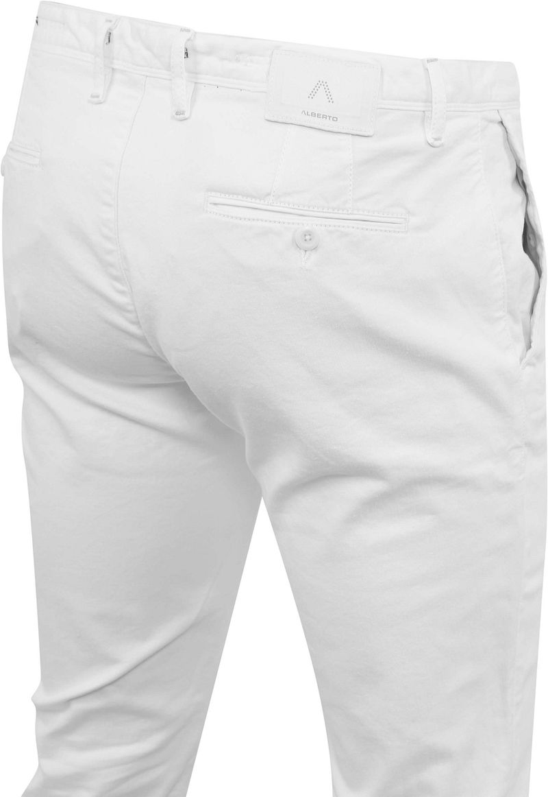 Alberto Rob T400 Dynamische Chino Weiß - Größe W 32 - L 36 günstig online kaufen