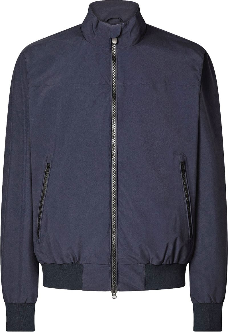 Save The Duck Herenjas Finlay Klassieke stijl winddicht en waterafstotend Blue Heren