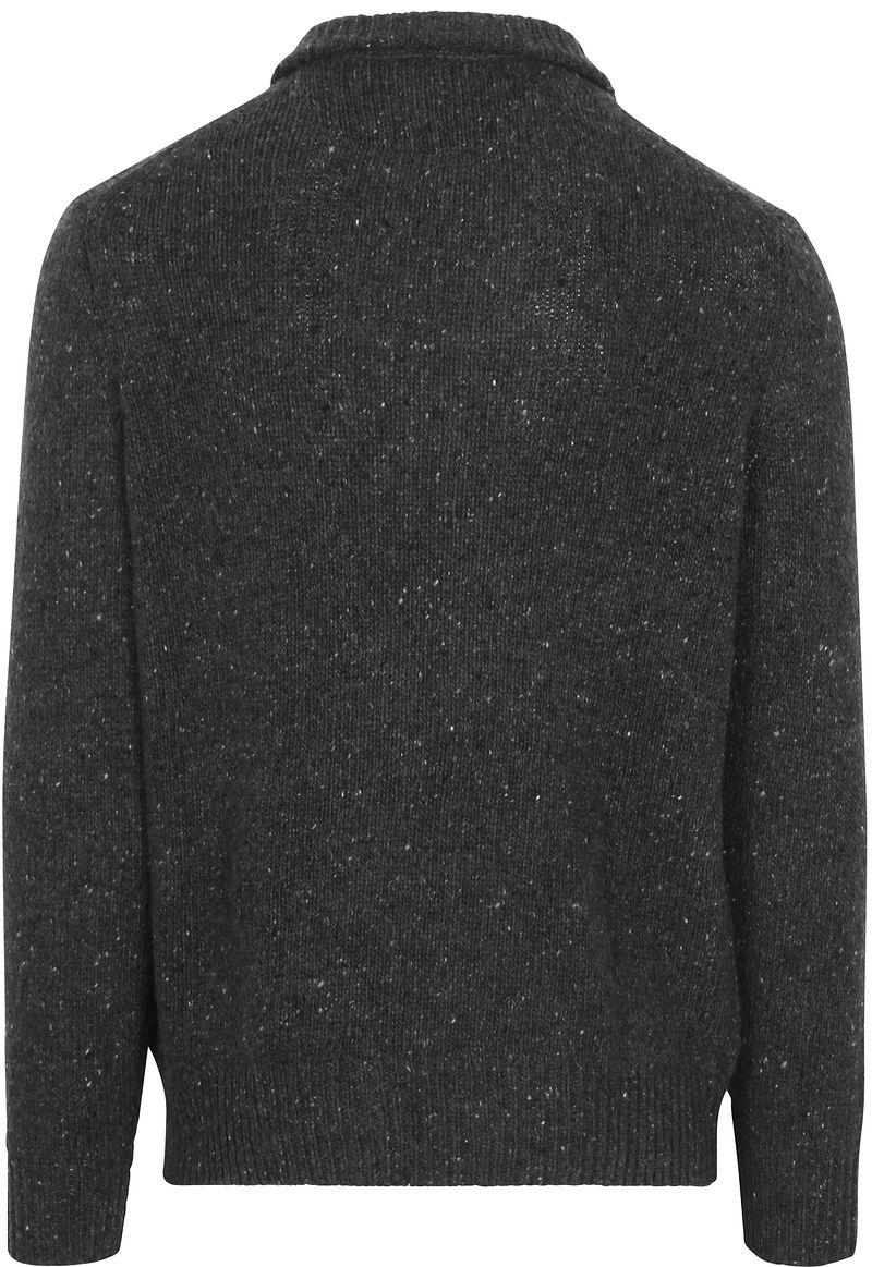 McGregor Half Zip Trui Merinowol Antraciet