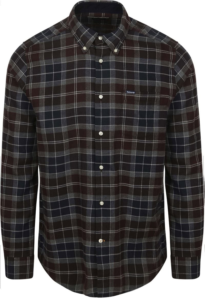 Barbour Fortrose Hemd Tartan Navy Braun - Größe XXL günstig online kaufen