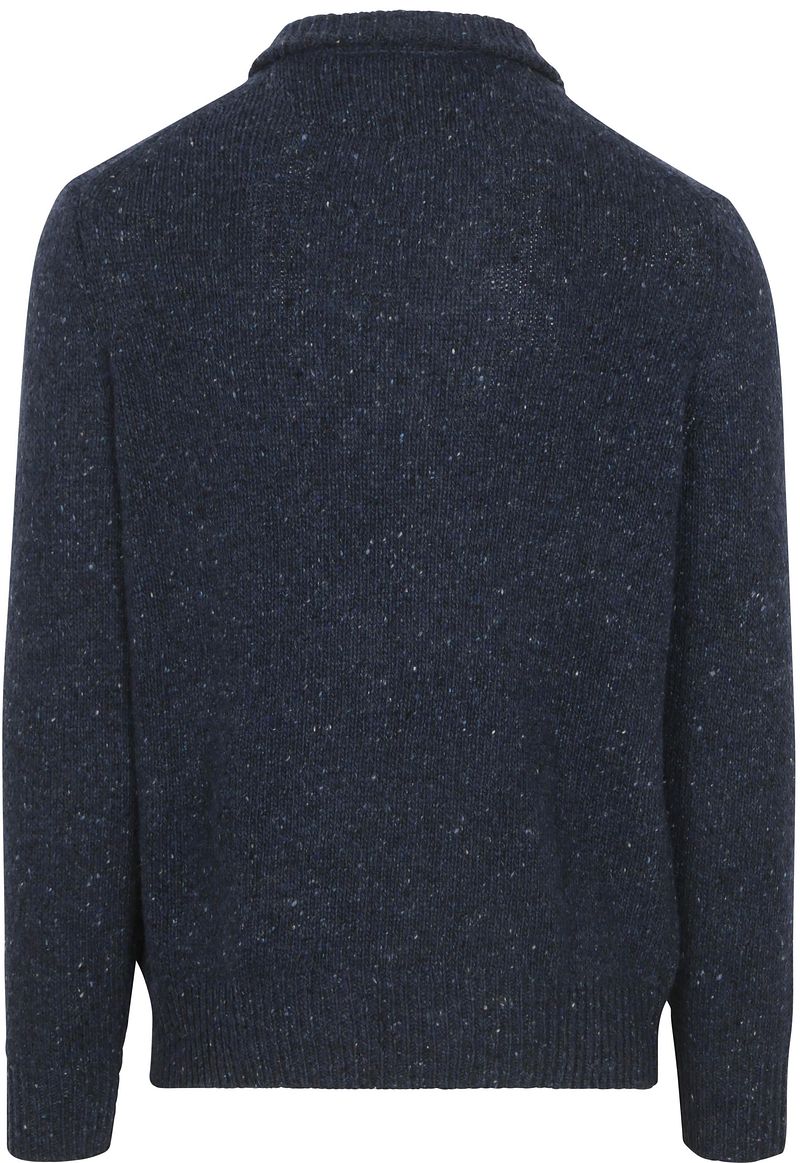 McGregor Half Zip Trui Merinowol Navy