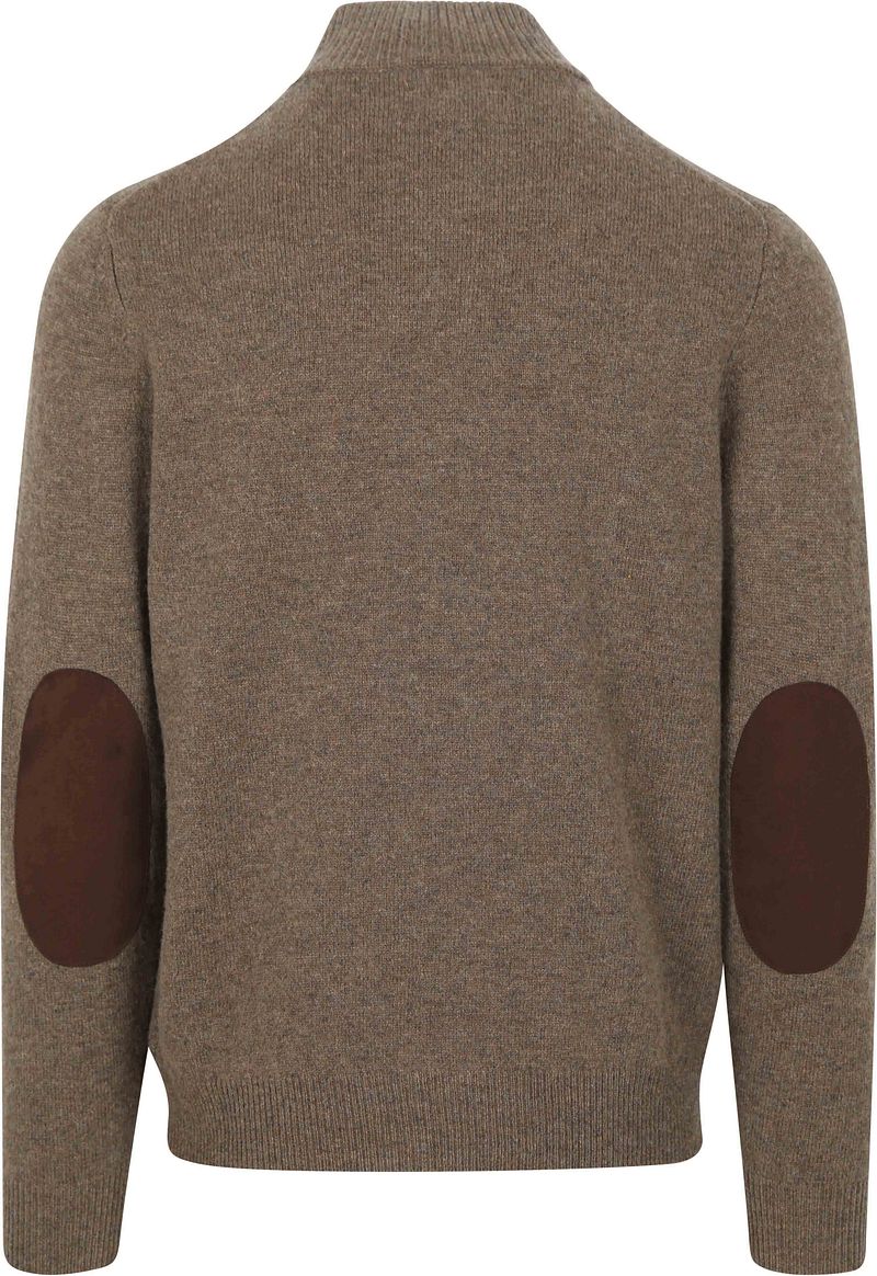 Barbour Mocker Trui Wol Taupe