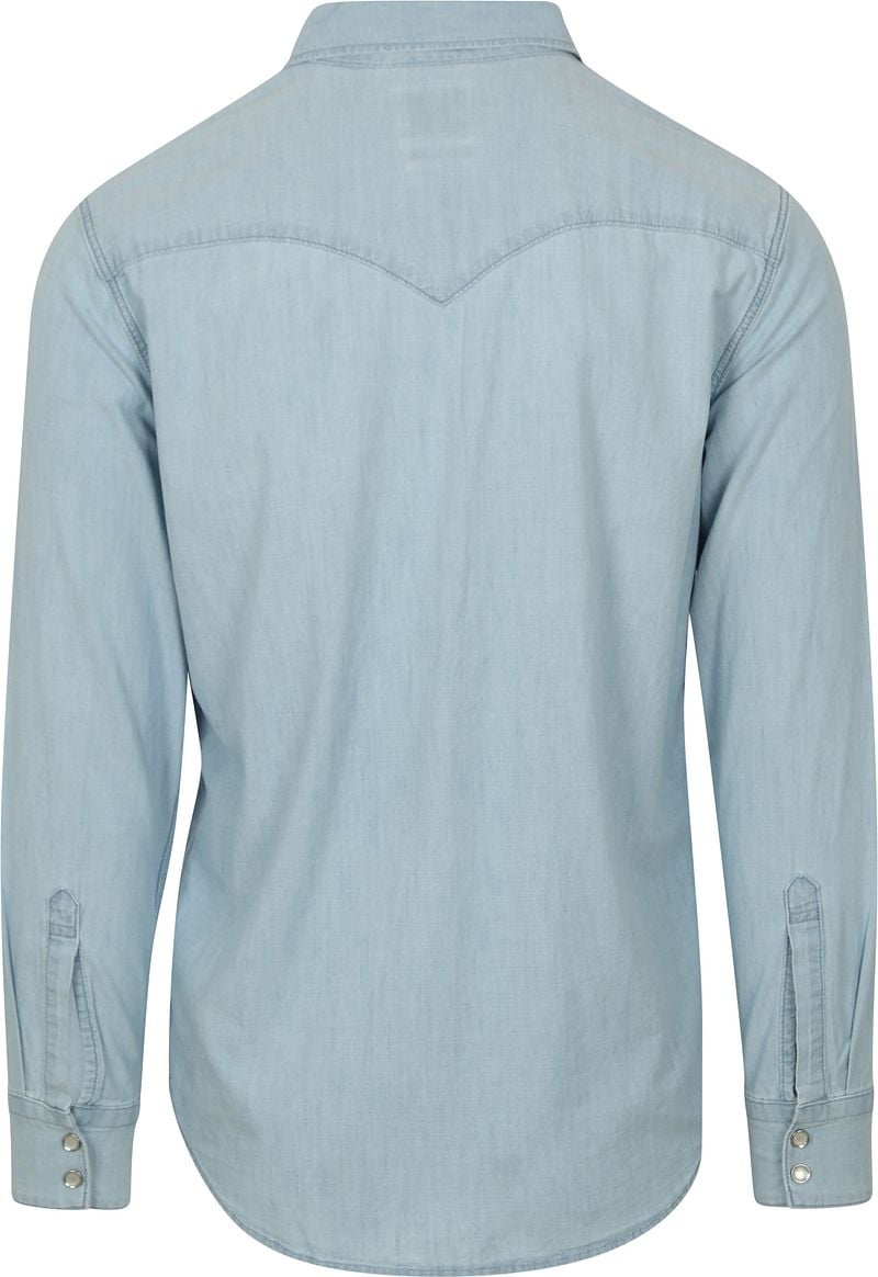 Levi's Barstow Western Overhemd Lichtblauw