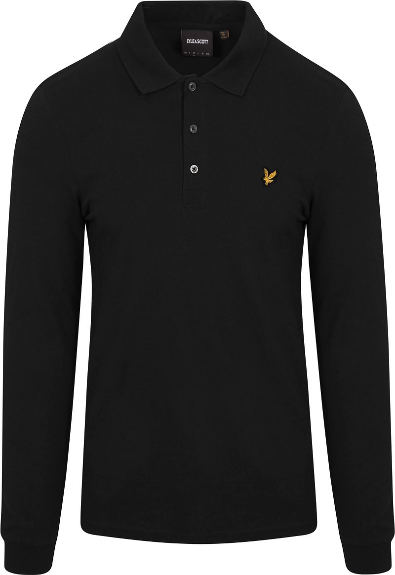 Lyle and Scott Longsleeve Polo Grau - Größe XL günstig online kaufen