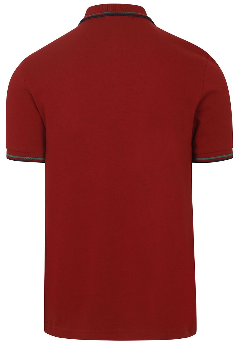 Fred Perry Polo Twin Tipped M3600 Rood