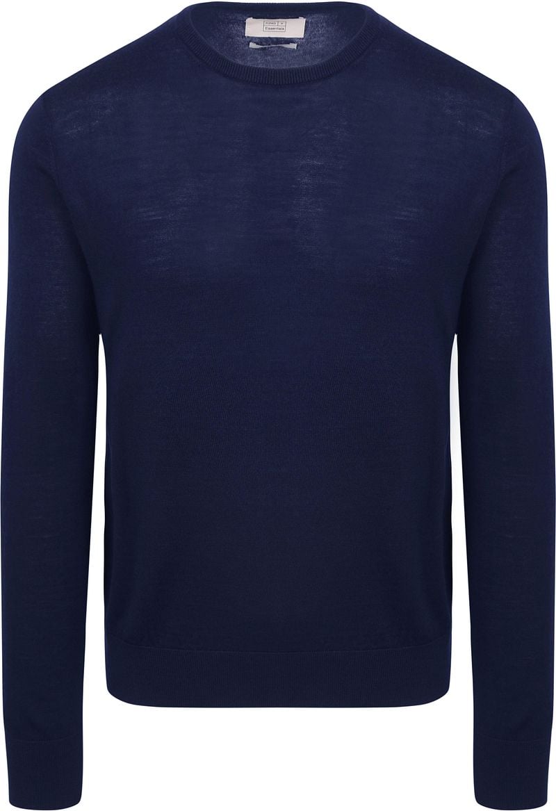 King Essentials The John Pullover Merino Navy - Größe S günstig online kaufen