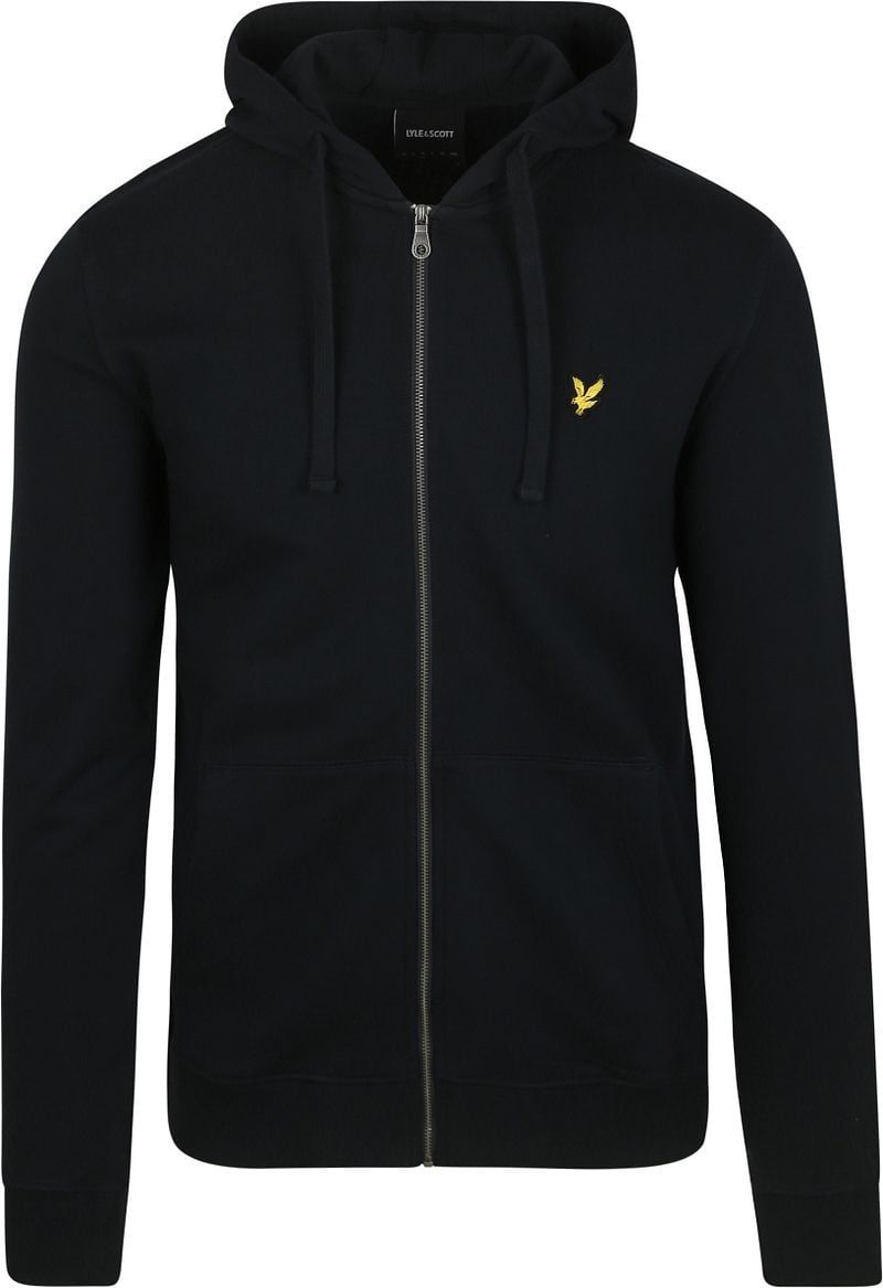 Lyle & Scott Cardigan Zip Hood Dark Navy - Größe XXL günstig online kaufen