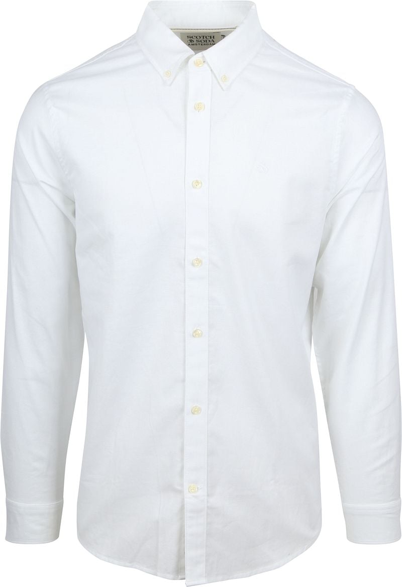 Scotch and Soda Core Oxford Hemd Weiß - Größe L günstig online kaufen