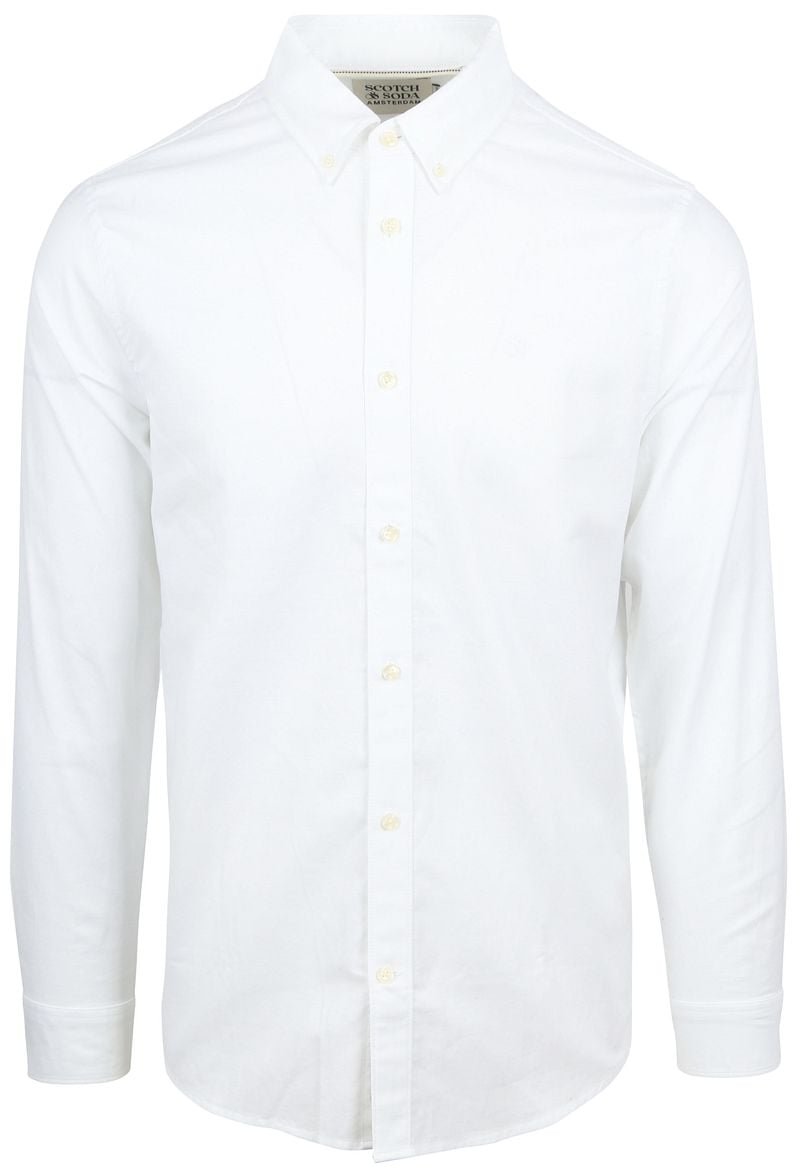 Scotch and Soda Core Oxford Hemd Weiß - Größe L günstig online kaufen