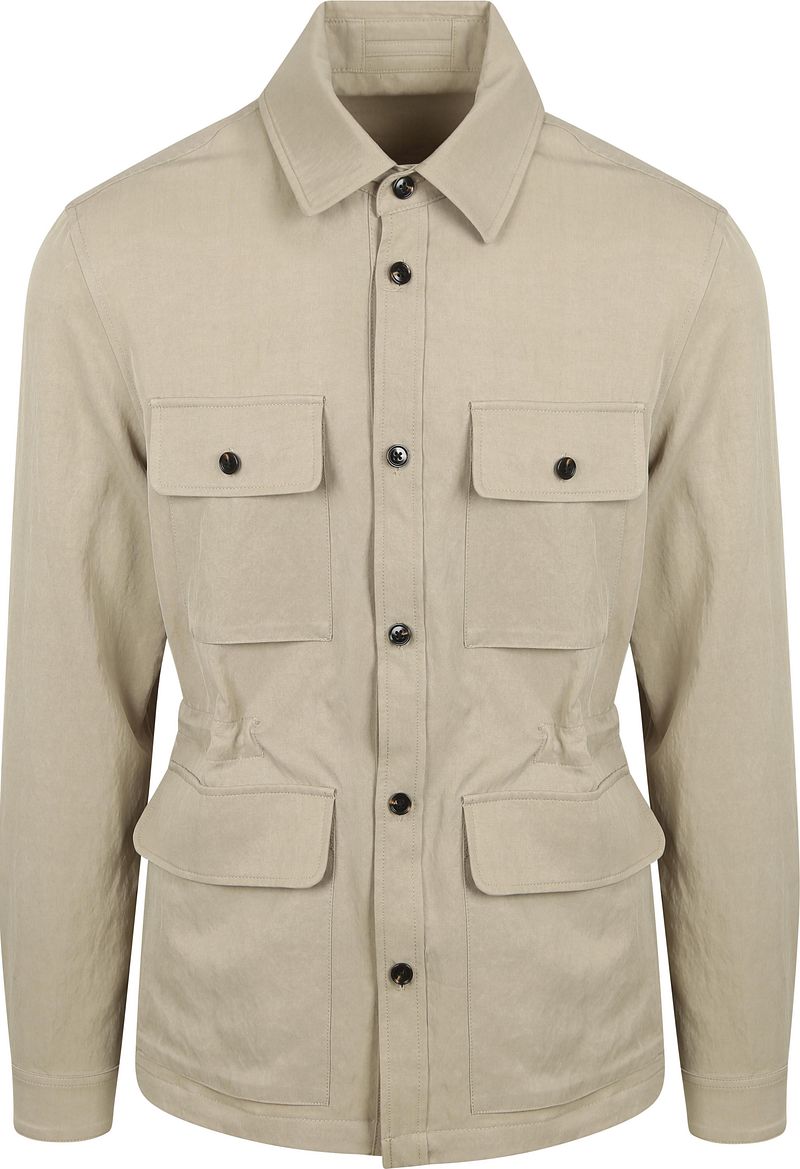 Suitable Overshirt Tencel Greige