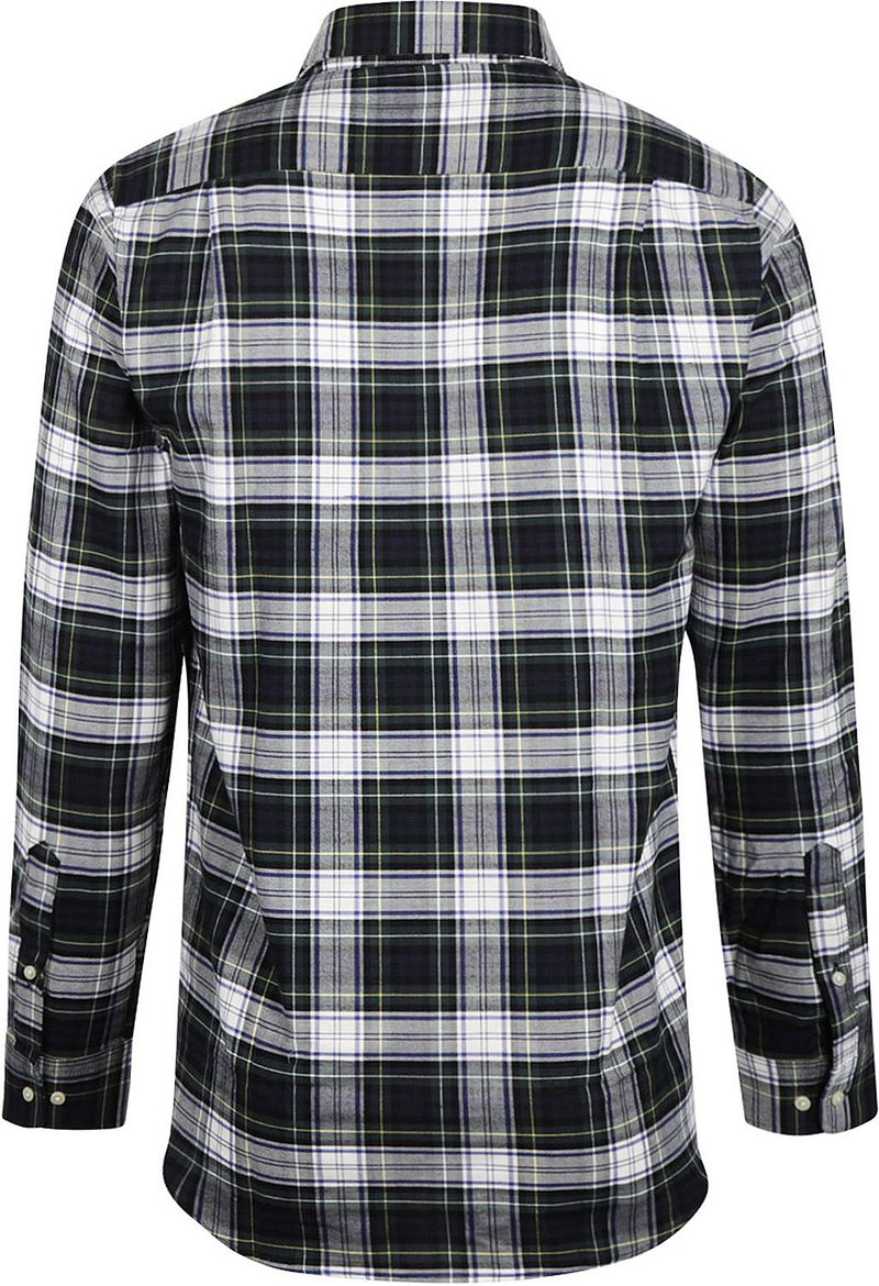 Steppin' Out Flanel Overhemd Ruit Blauw Groen
