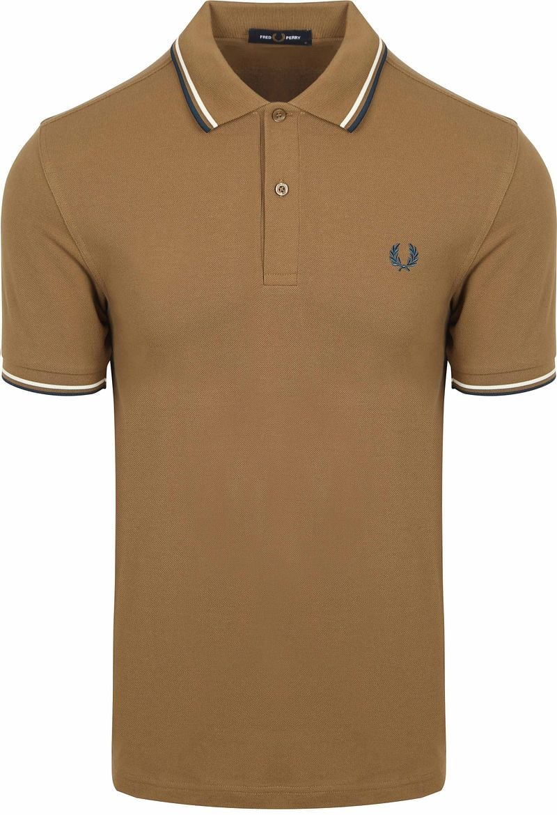 Fred Perry Polo Twin Tipped M3600 Bruin Z60