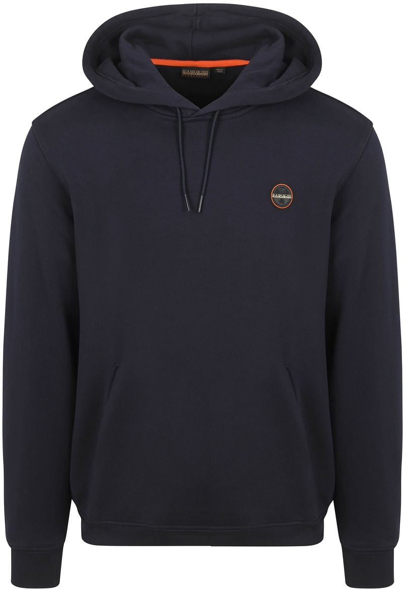 Napapijri Badge Hoodie Navy - Größe XXL günstig online kaufen