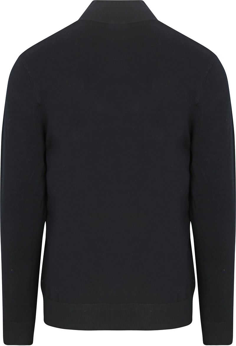 Profuomo Half Zip Pullover Luxury Navy