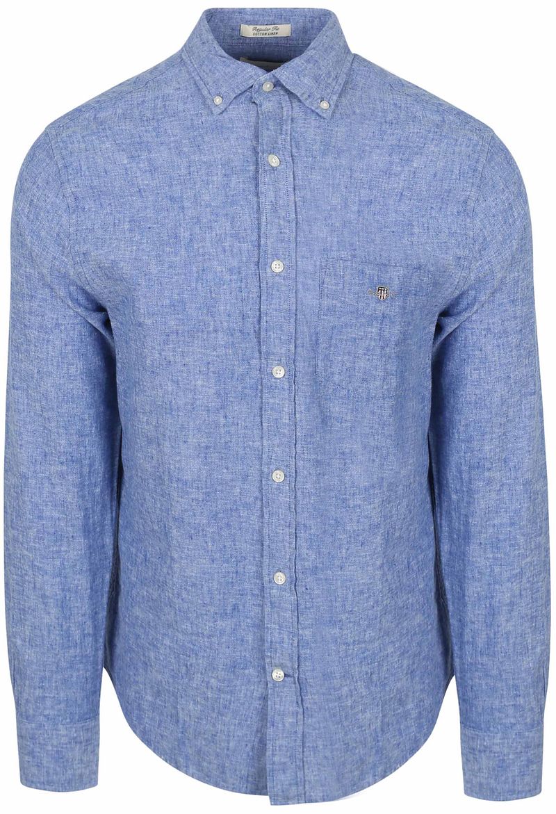 Gant Hemd Leinen Blau  - Größe 3XL günstig online kaufen