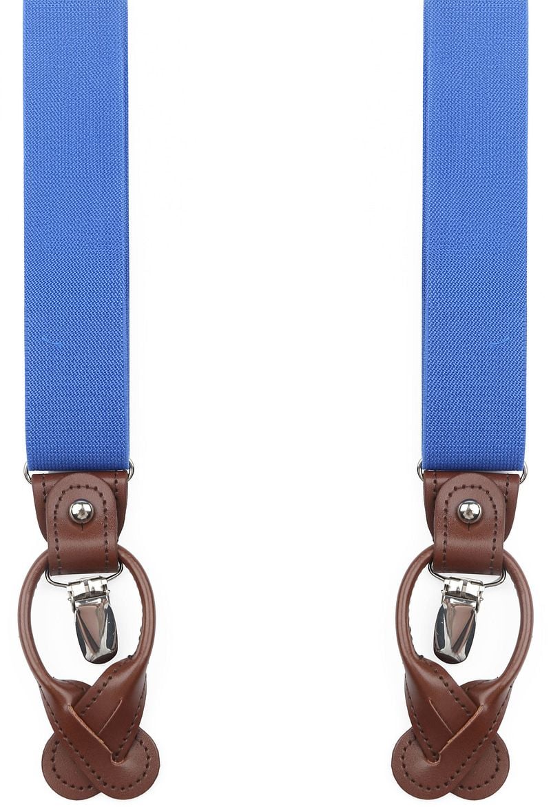 Suitable Luxe Bretels Denim Blauw