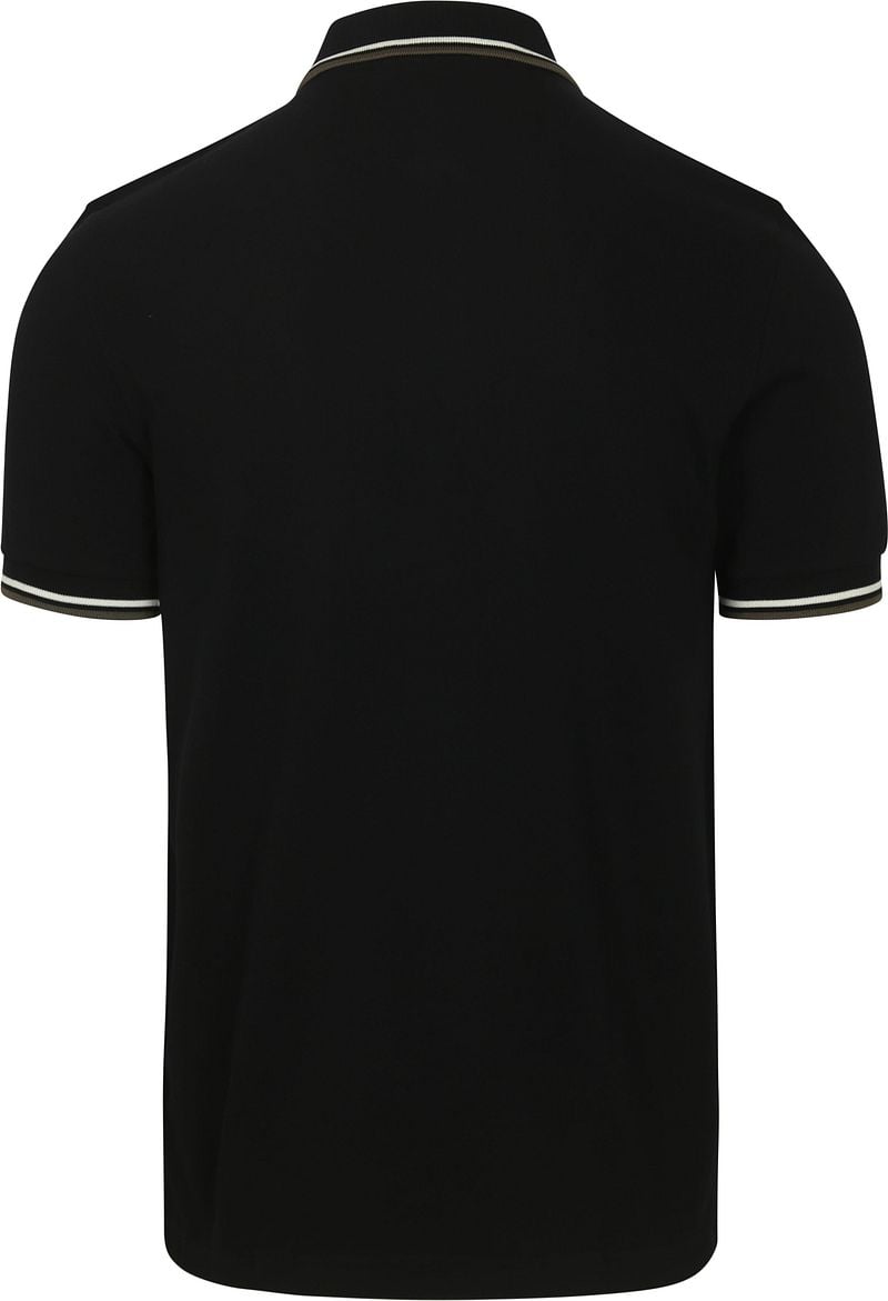 Fred Perry Polo Twin Tipped M3600 Zwart W54