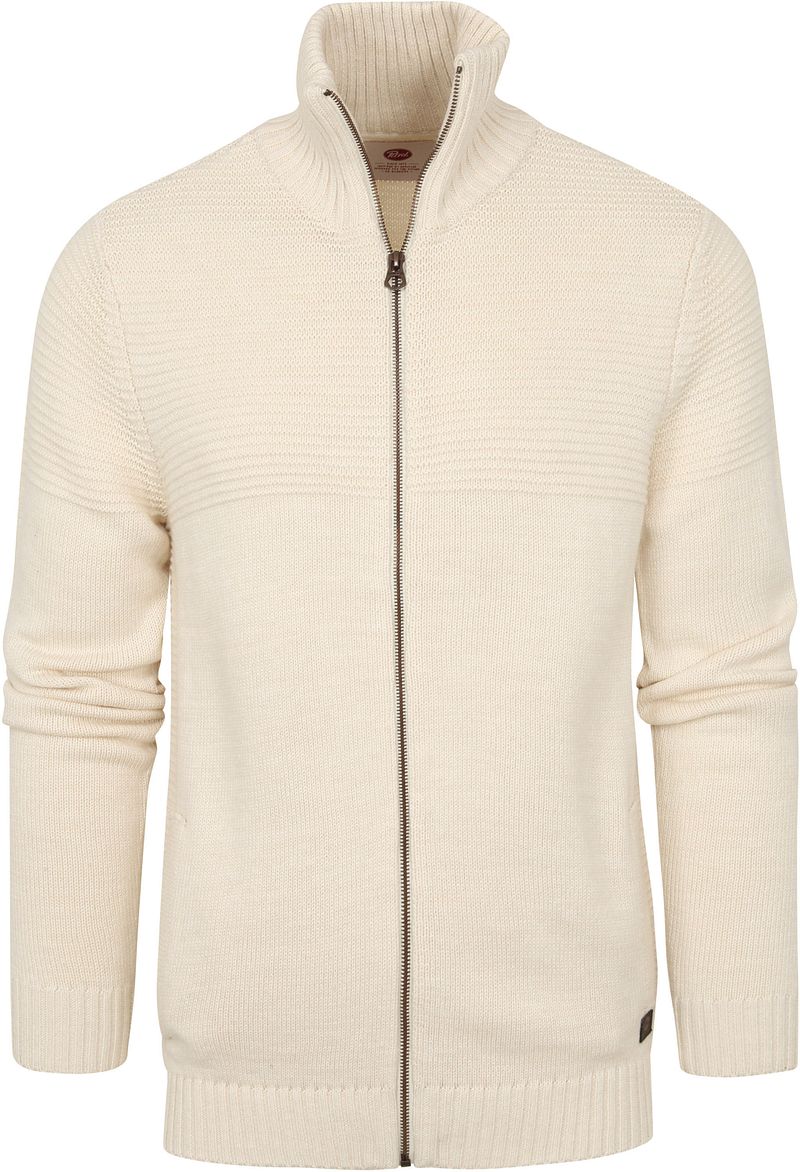 Petrol Cardigan Knitwear Melange Off White Blanc cassé taille M