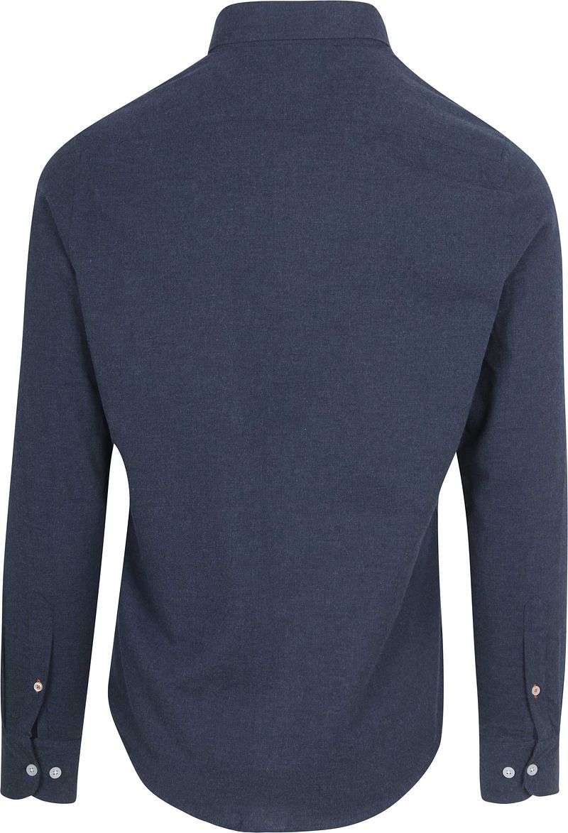 Suitable Overhemd Flanel Donkerblauw