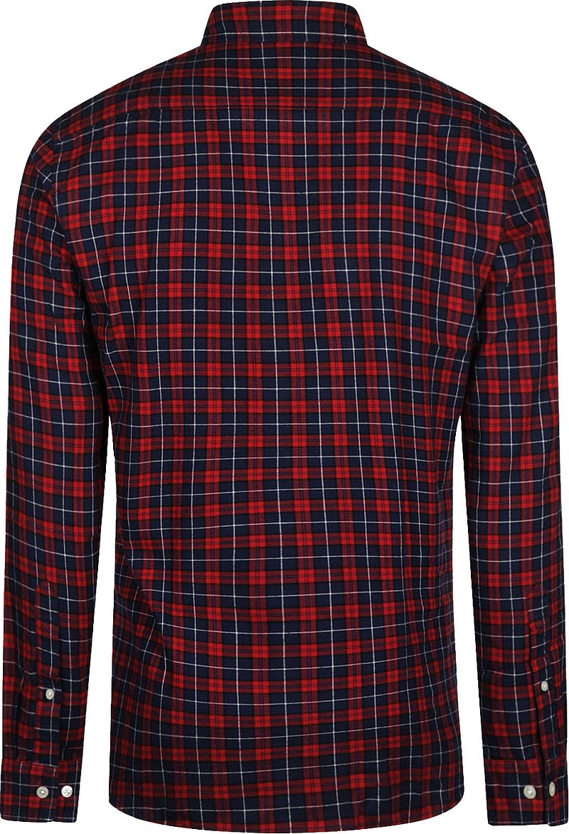McGregor Overhemd Ruit Rood Blauw