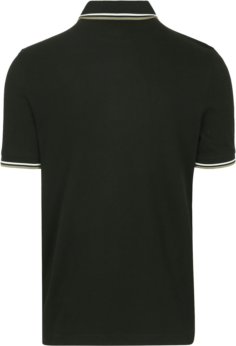 Fred Perry Polo Twin Tipped M3600 Dunkelgrün - Größe S günstig online kaufen