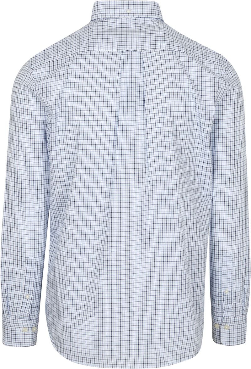 Gant Casual Hemd Poplin Blau kariert - Größe M günstig online kaufen