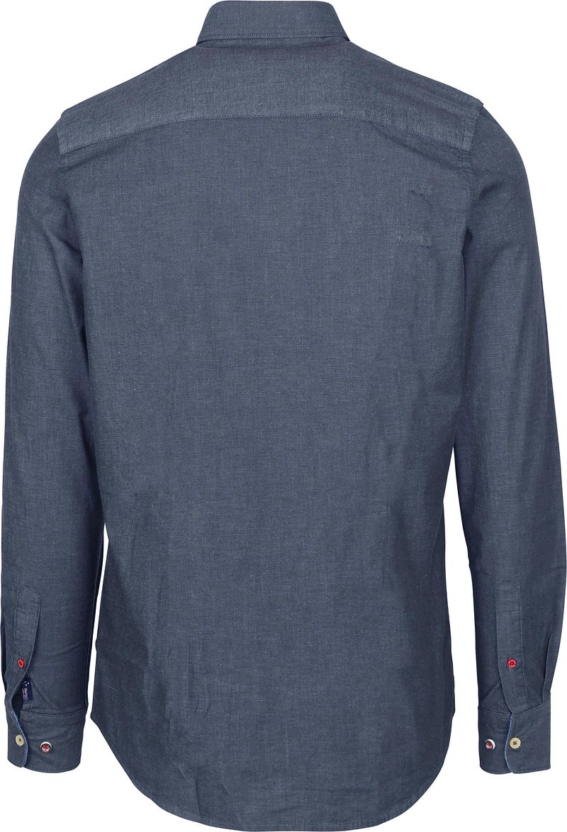 NZA Hemd James Twill Navy - Größe M günstig online kaufen