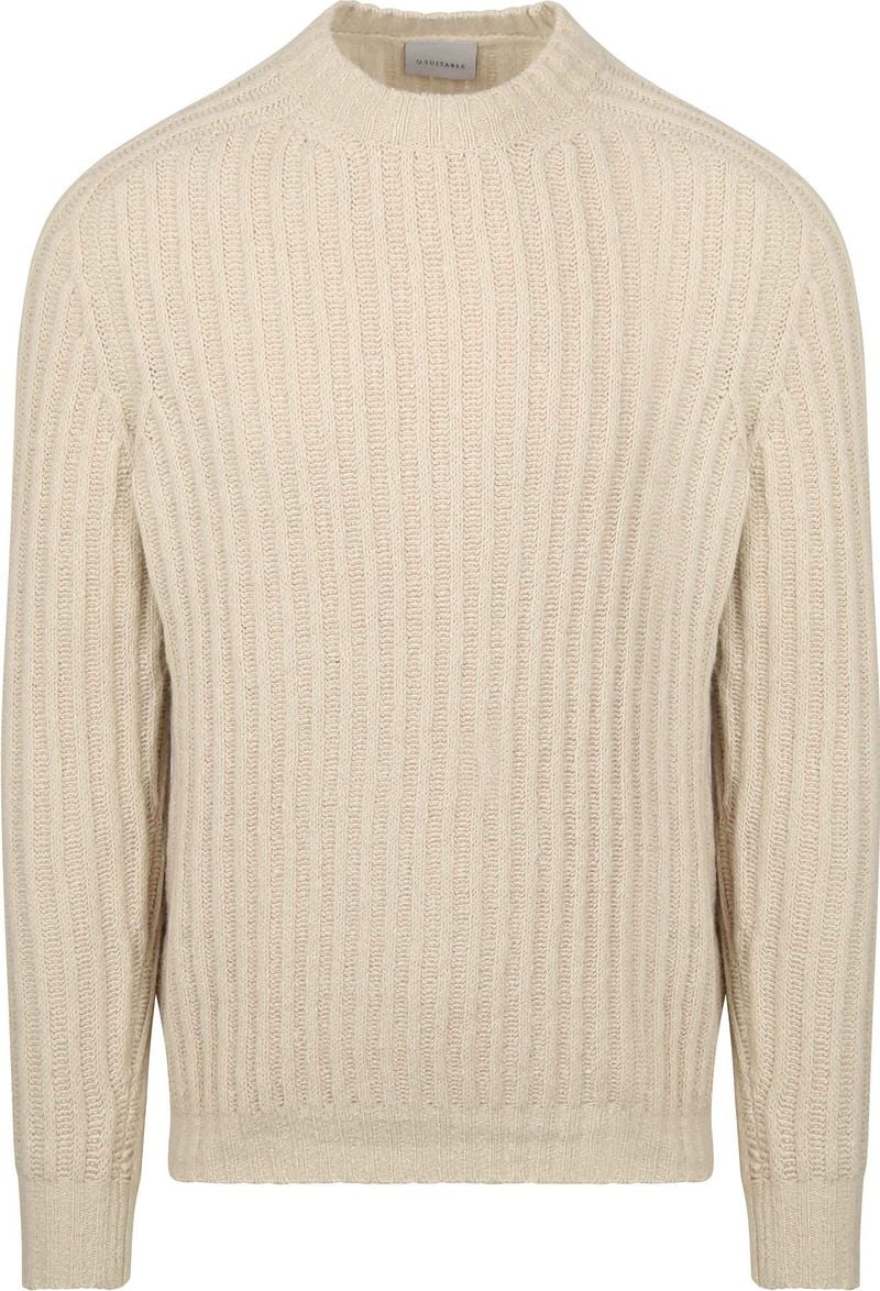Suitable Pullover Boiled Wool Ecru - Größe L günstig online kaufen