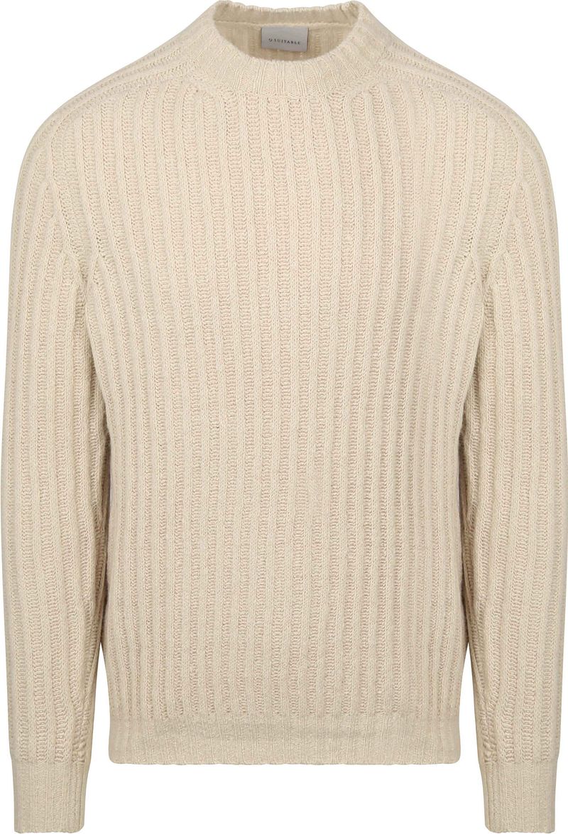 Suitable Pullover Boiled Wool Ecru - Größe XL günstig online kaufen