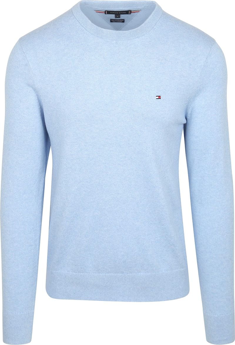 Tommy Hilfiger Pullover Kaschmir Hellblau - Größe M günstig online kaufen