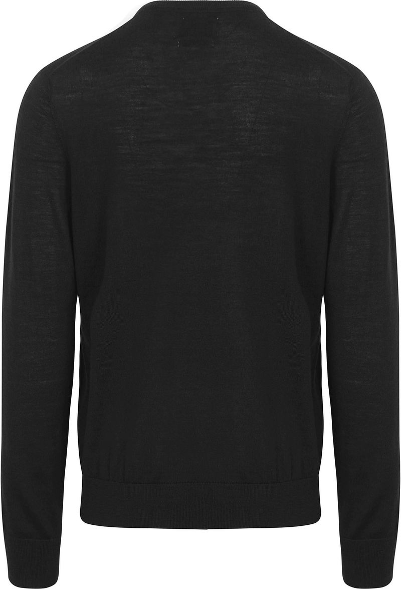 KING Essentials The John Pullover Merino Zwart