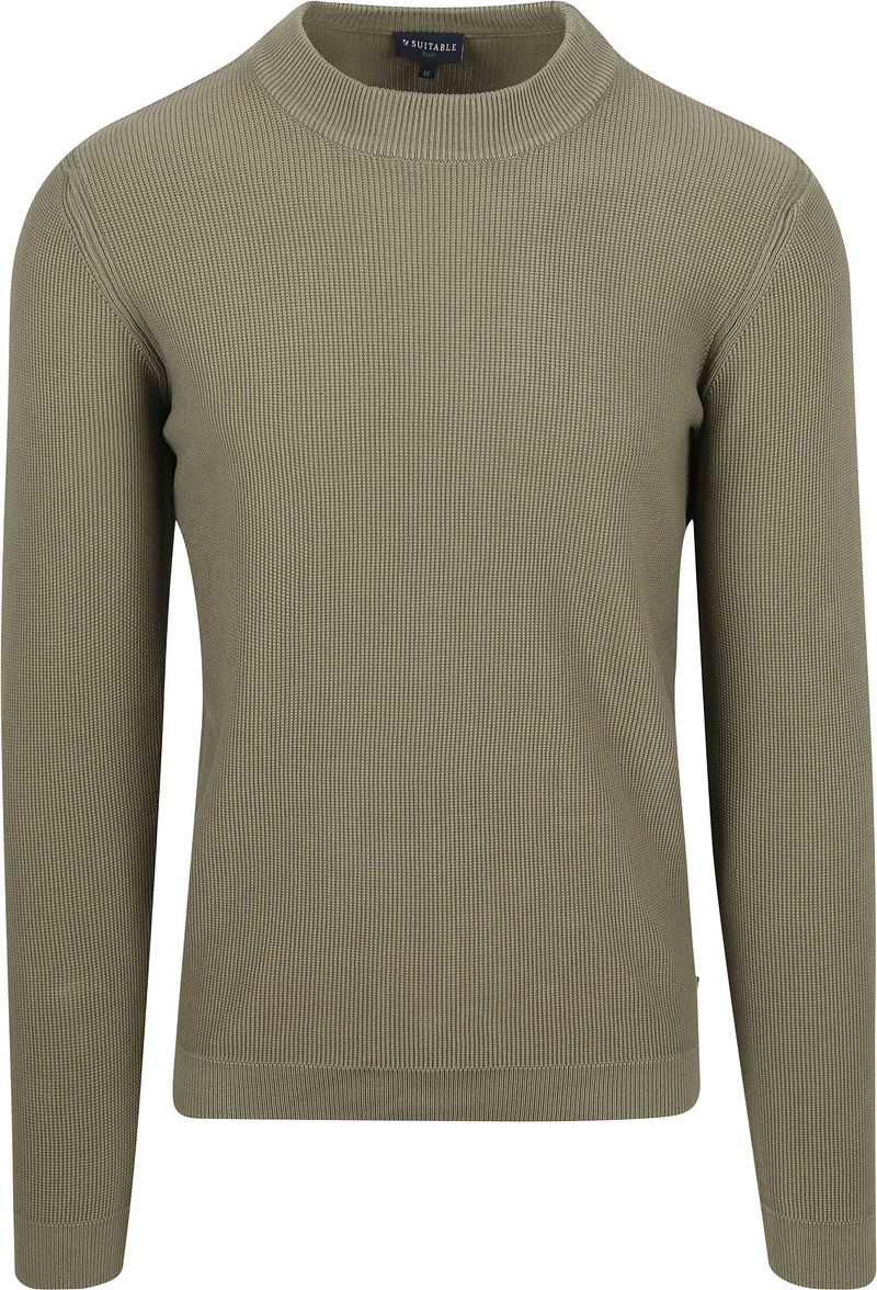 Suitable Respect Mamase Pullover Mid Groen