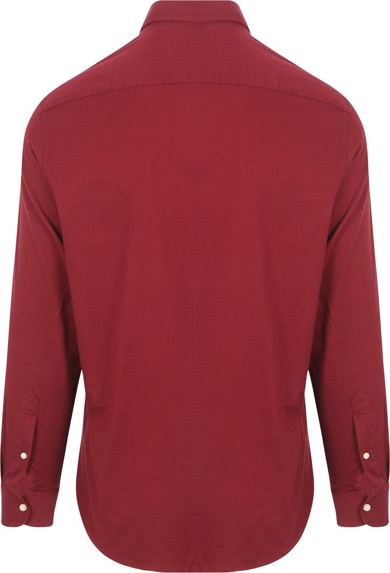 Tommy Hilfiger Hemd Brushed Bordeaux - Größe XXL günstig online kaufen