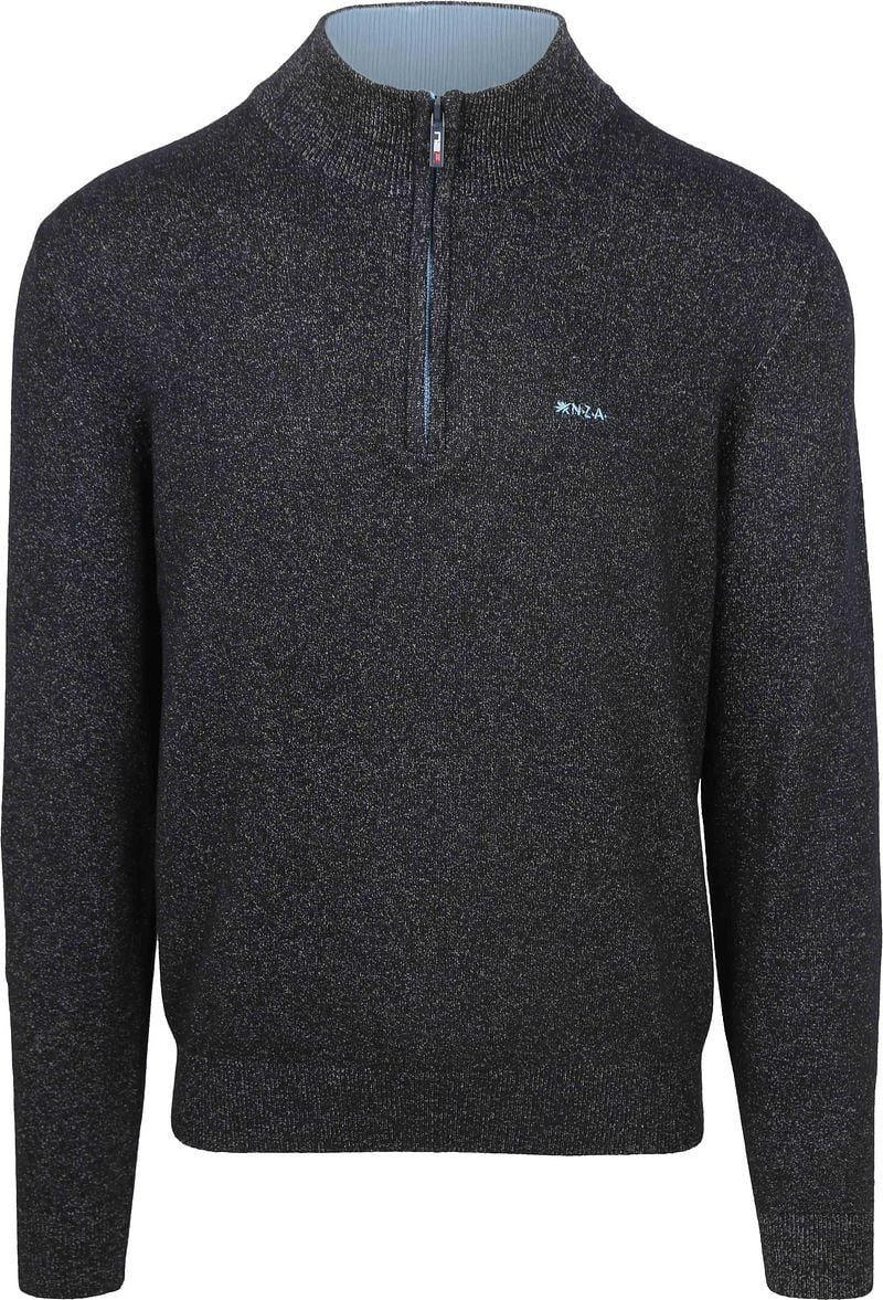 New zealand auckland NZA Half Zip Trui Christopher Melange Navy