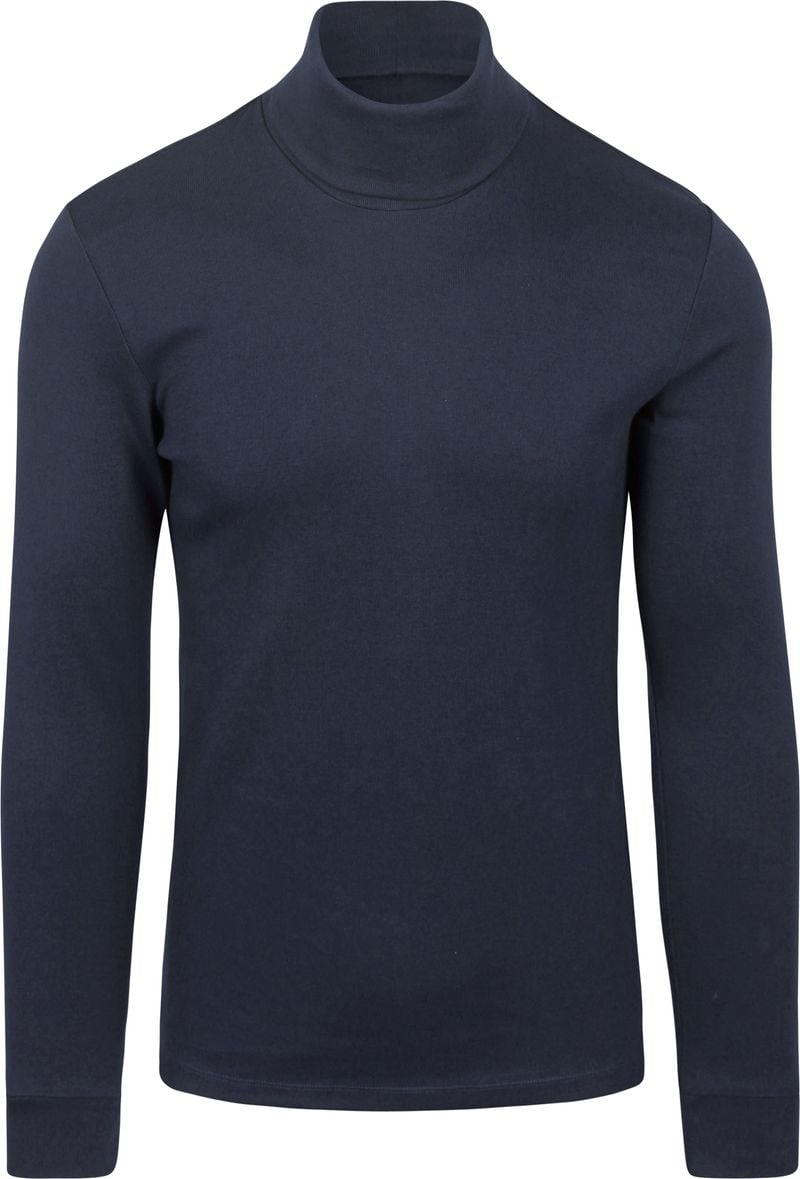 Marc O'Polo Regular fit turtleneck met mouwboordjes