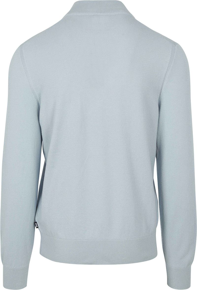 Boss Ebrando-P Half Zip Trui Lichtblauw