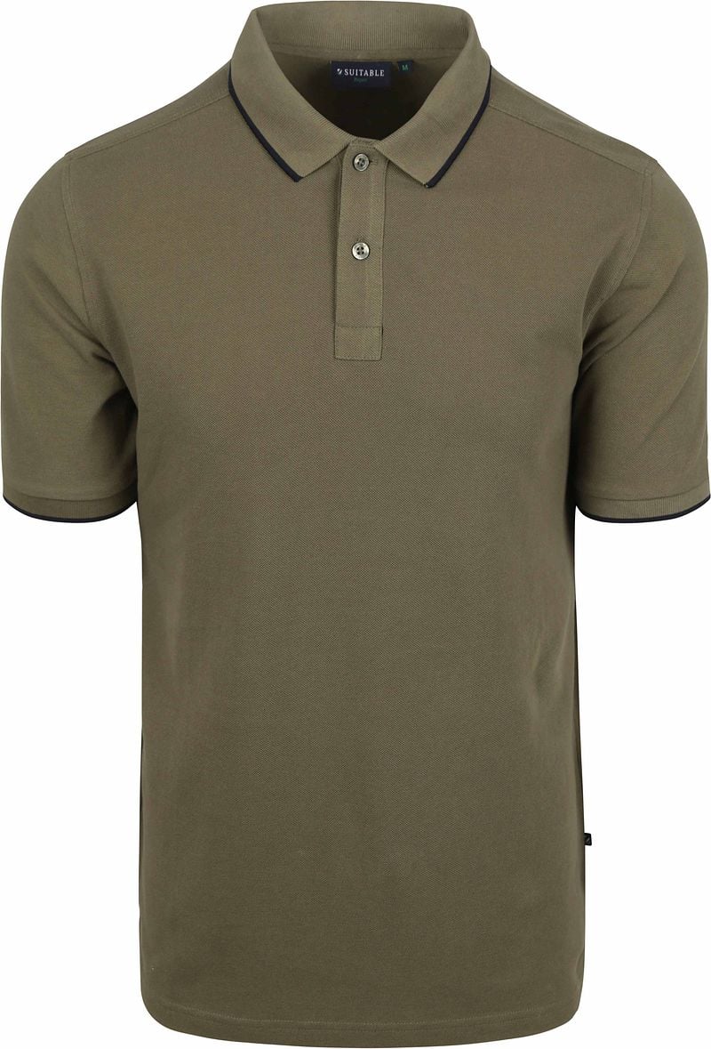 Suitable Respect Poloshirt Tip Ferry Olivgrün - Größe XL günstig online kaufen