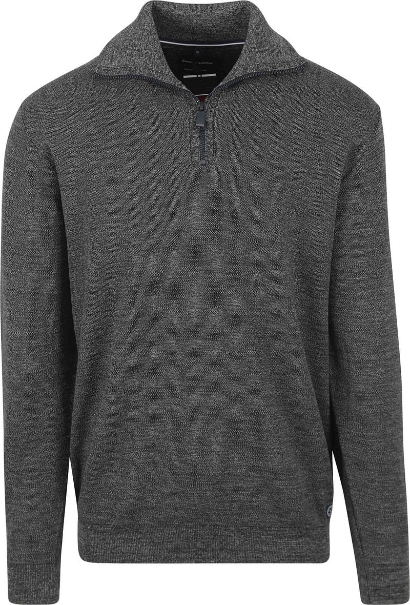 Casa Moda Half Zip Pullover Dunkelgrün - Größe 4XL günstig online kaufen