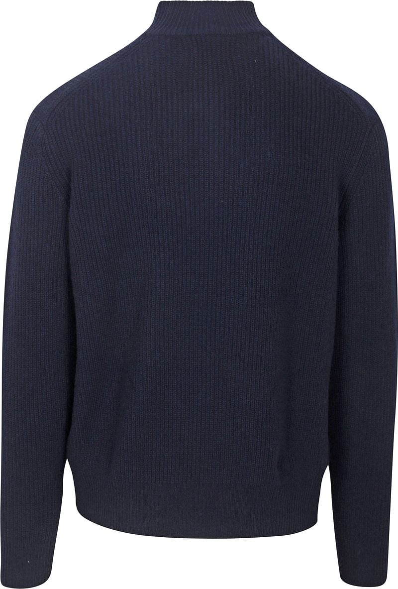 Steppin' Out Half Zip Pullover Lammwolle Navy - Größe S günstig online kaufen