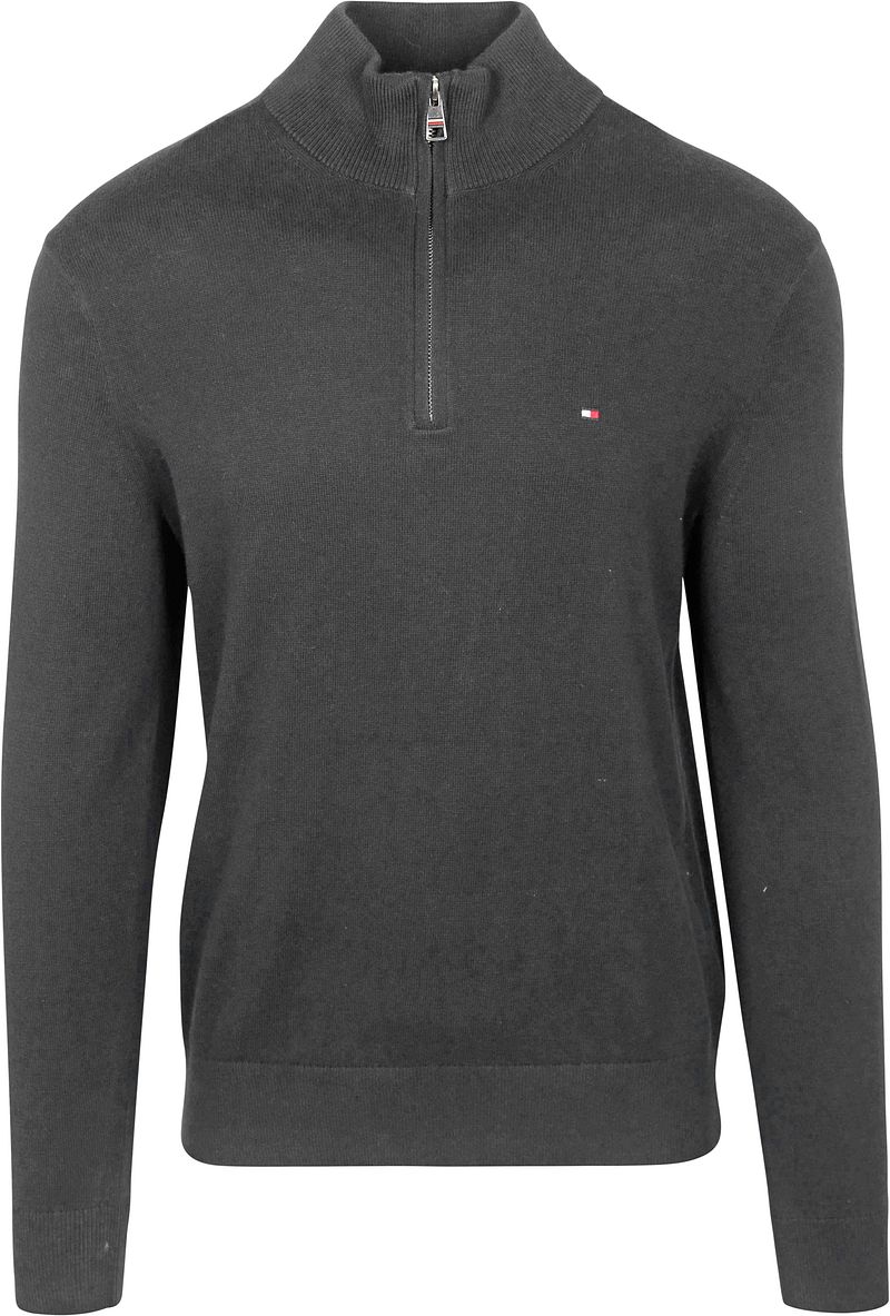 Tommy Hilfiger Troyer PIMA ORG CTN CASHMERE ZIP MOCK günstig online kaufen