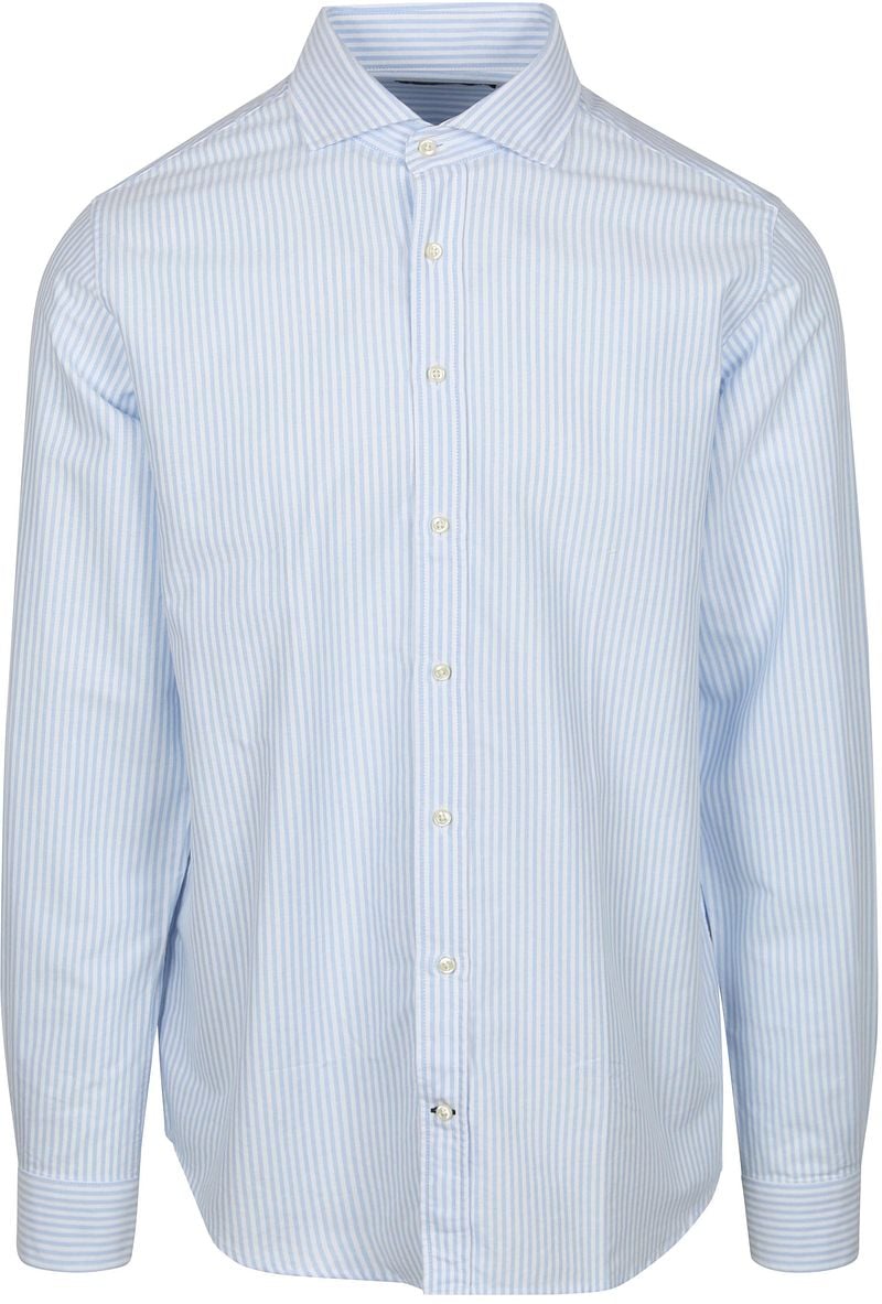 Steppin' Out Hemd Oxford Streifen Hellblau - Größe XL günstig online kaufen