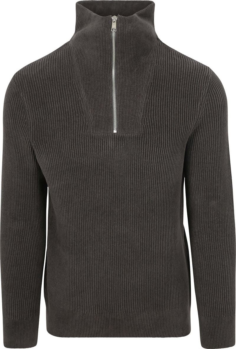 Marc O'Polo Half Zip Pullover Anthrazit - Größe XXL günstig online kaufen