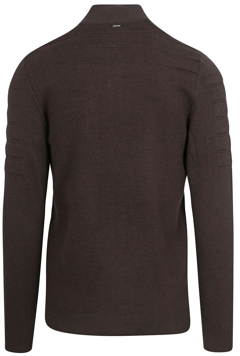 Vanguard Strickjacke Bonded Mouline Braun - Größe M günstig online kaufen